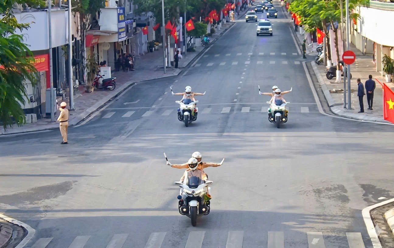 Phòng Cảnh sát giao thông: Đảm bảo tuyệt đối an toàn đoàn công tác của Lãnh đạo Đảng, Nhà nước thăm và làm việc tại thành phố